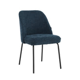 Chaise de salle à manger Julia - Lin bleu